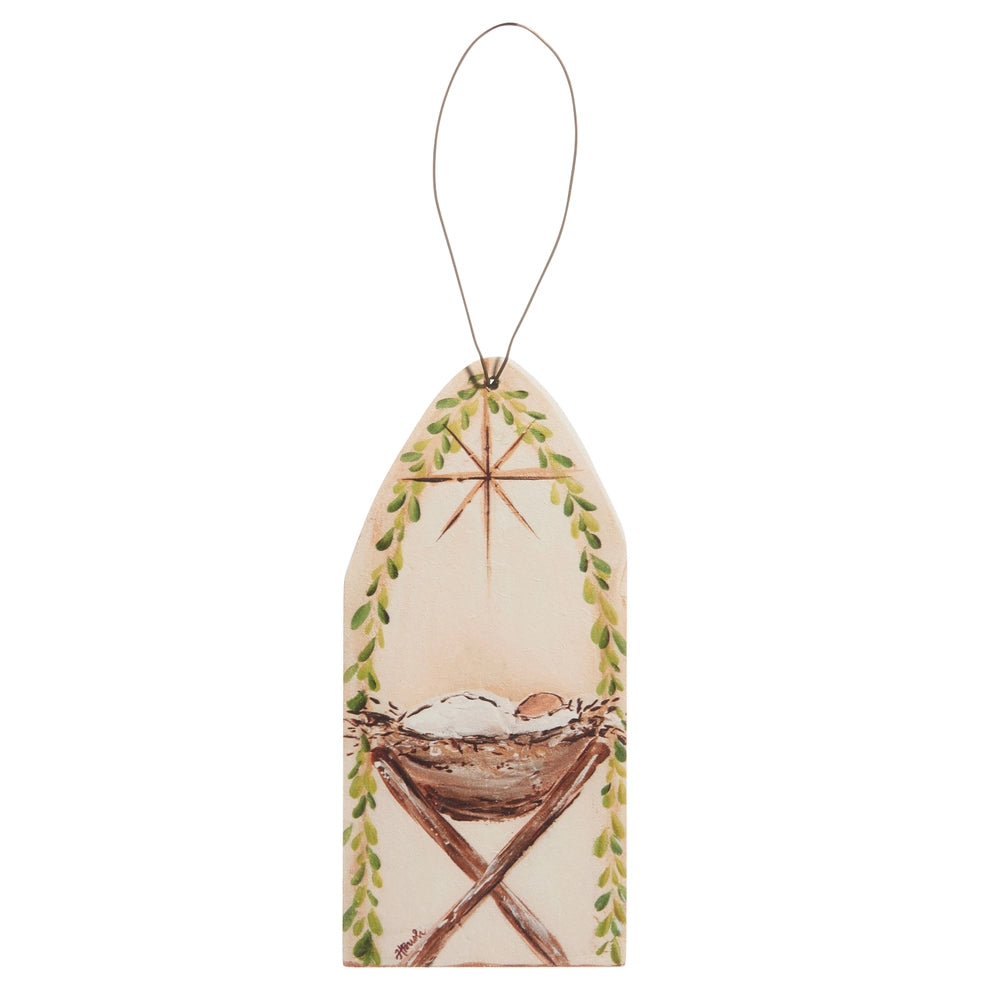 Jesus in Manager Ornament