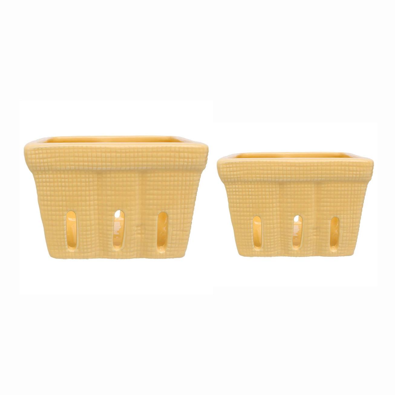 Yellow Berry Bowls - Set of 2
