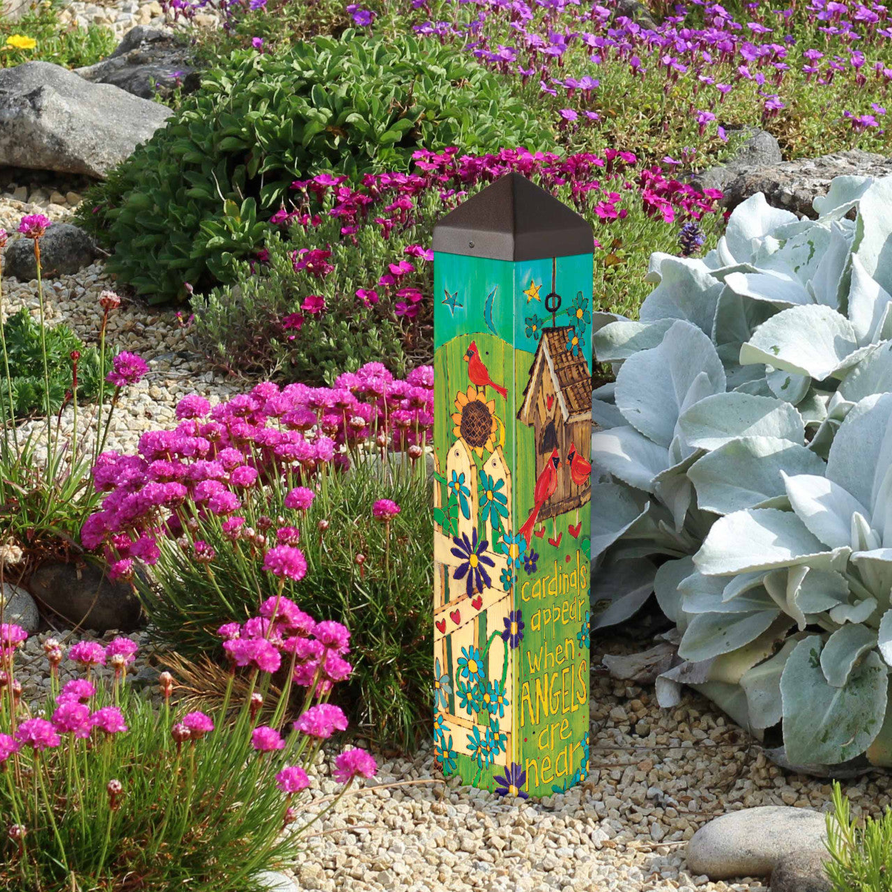 20" Art Pole - Angels and Cardinals