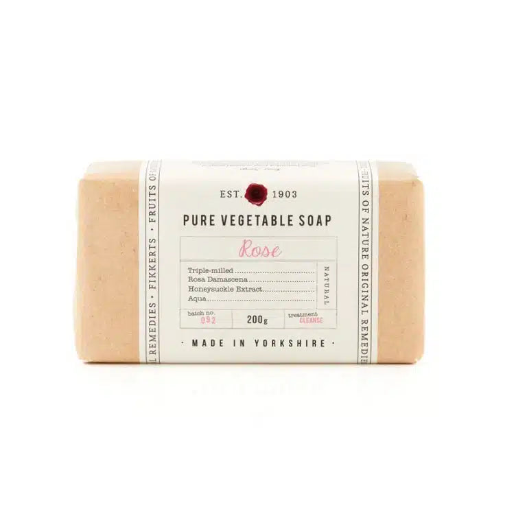 Fikkerts Pure Vegetable Soap - Rose