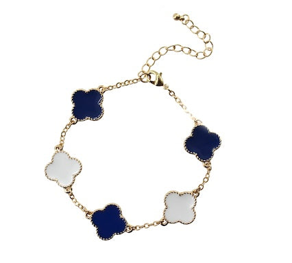 Get Blue and White Bracelet