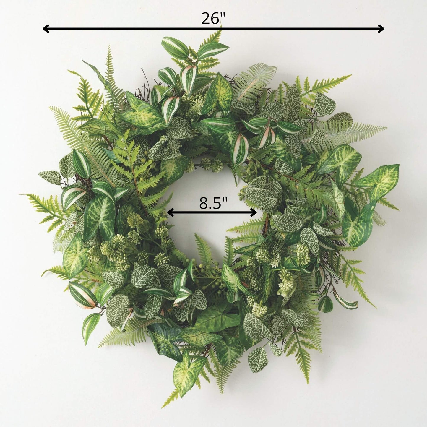 Mixed Foliage Wreath