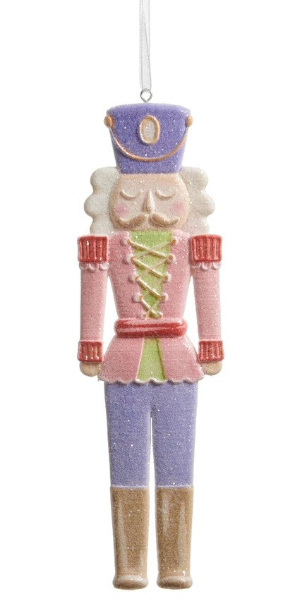 Pastel Nutcracker Cut Out Ornament