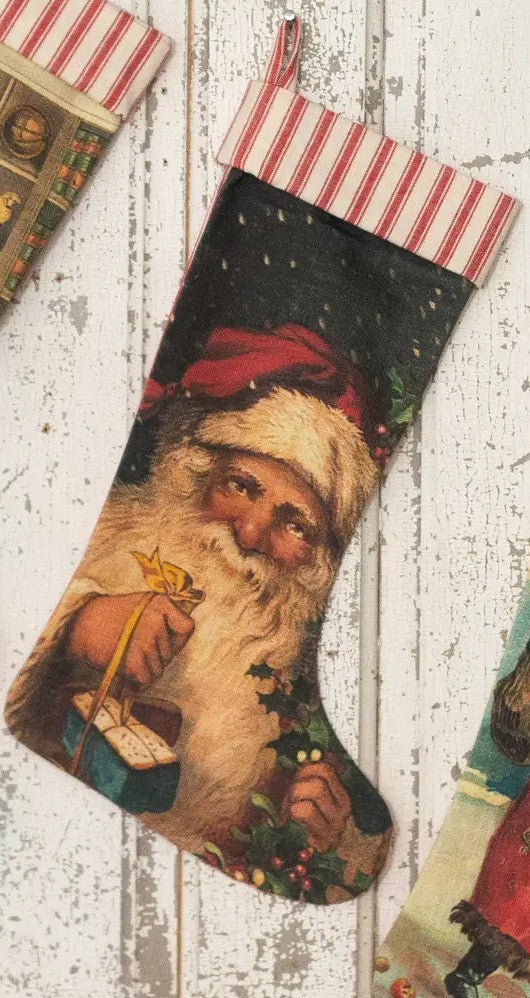 Vintage Santa Stocking