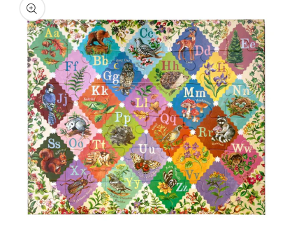 "A is for Acorn" 36-Piece Giant Alphabet Puzzle