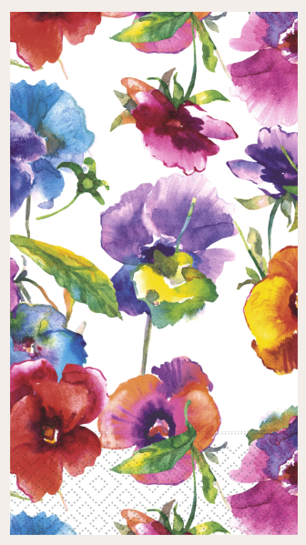 Guest Napkins, Talking Flowers