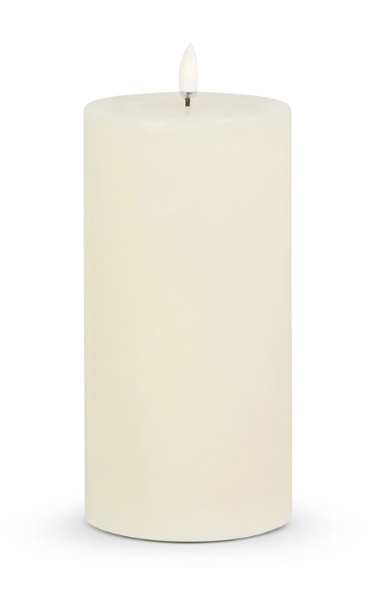 3.5" X 7" Ivory Pillar Candle