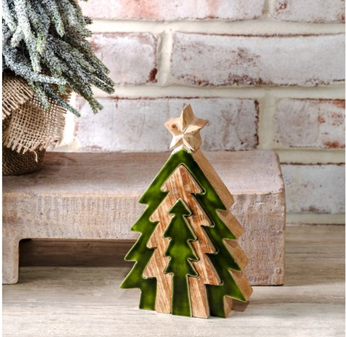 Green 3D Cut Out Trees