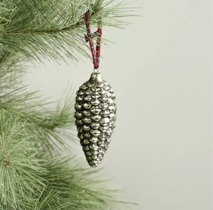 Vintage-Inspired Pinecone Ornament