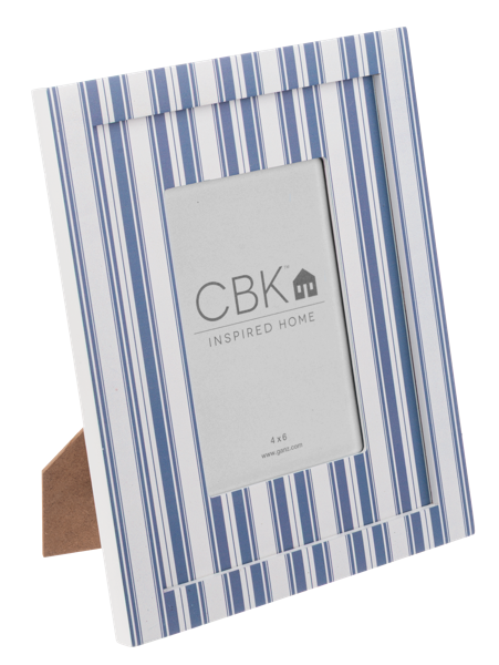 Blue/White 4x6 Photo Frame