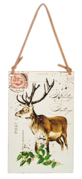 Animal Postcard Ornament