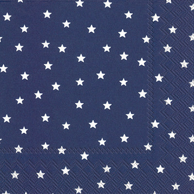 Lunch Napkins, Little Stars (Dark Blue)