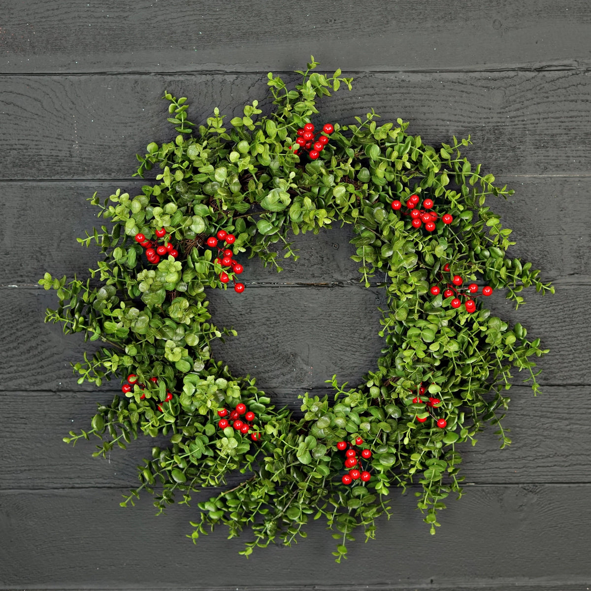 Soft Touch Evergreen Eucalyptus Twig Wreath