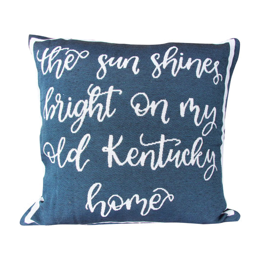 Navy Weep No More Pillow