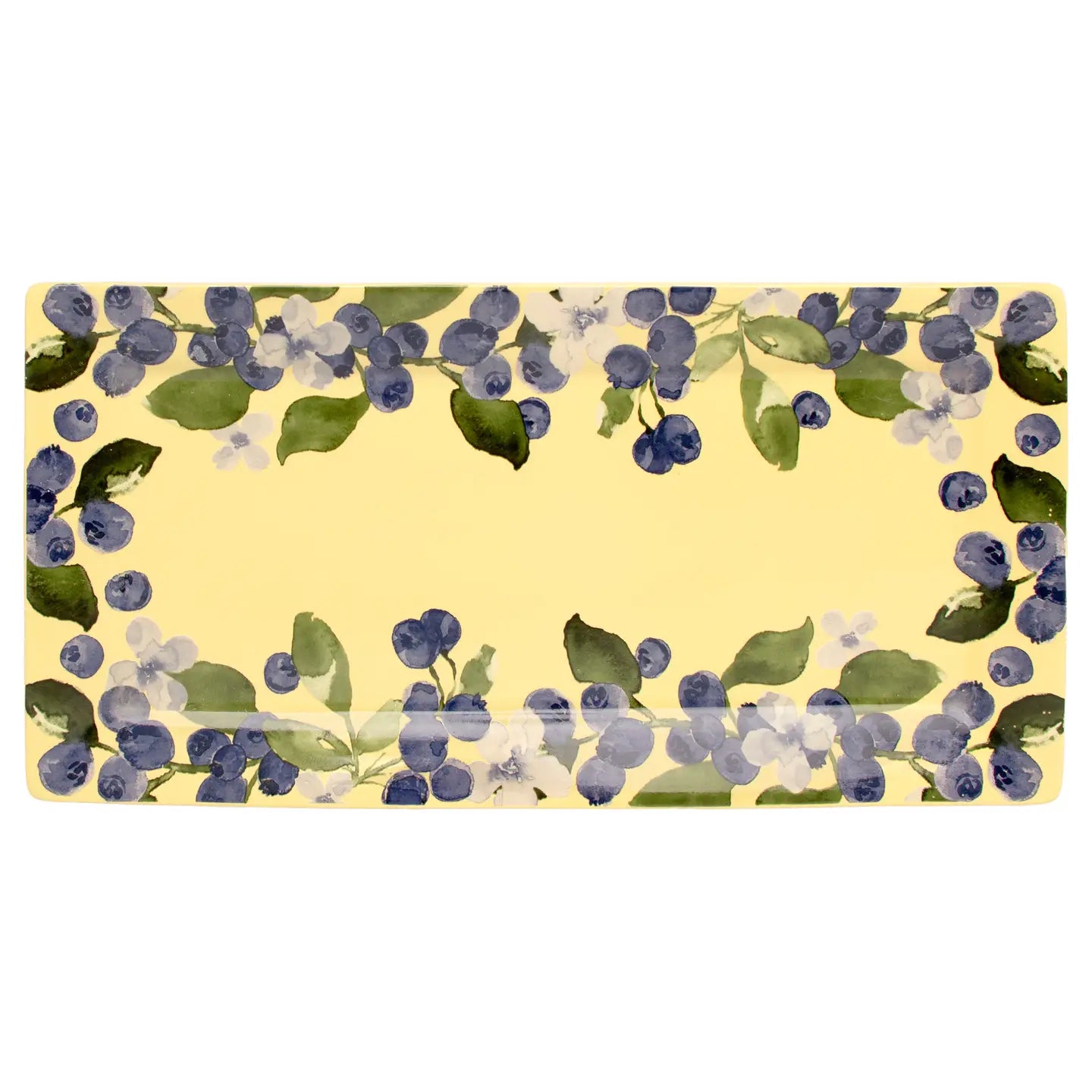 Blueberry Rectangular 14" Platter