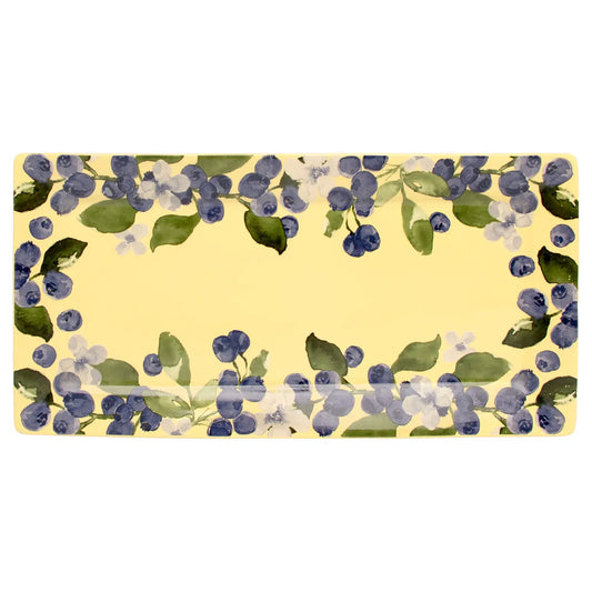 Blueberry Rectangular 14" Platter