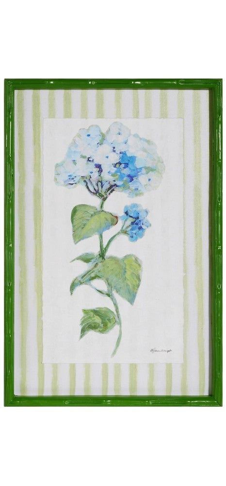Azure Bloom Framed Print