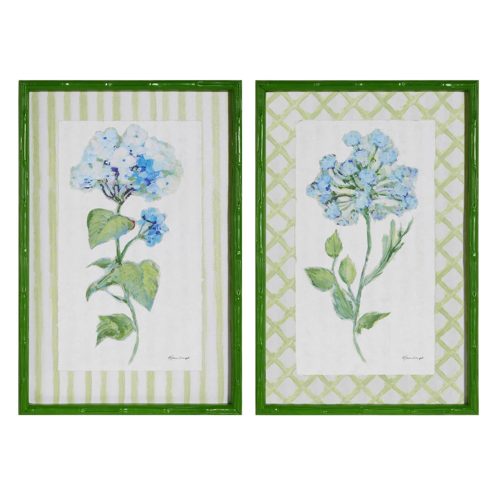 Azure Bloom Framed Print