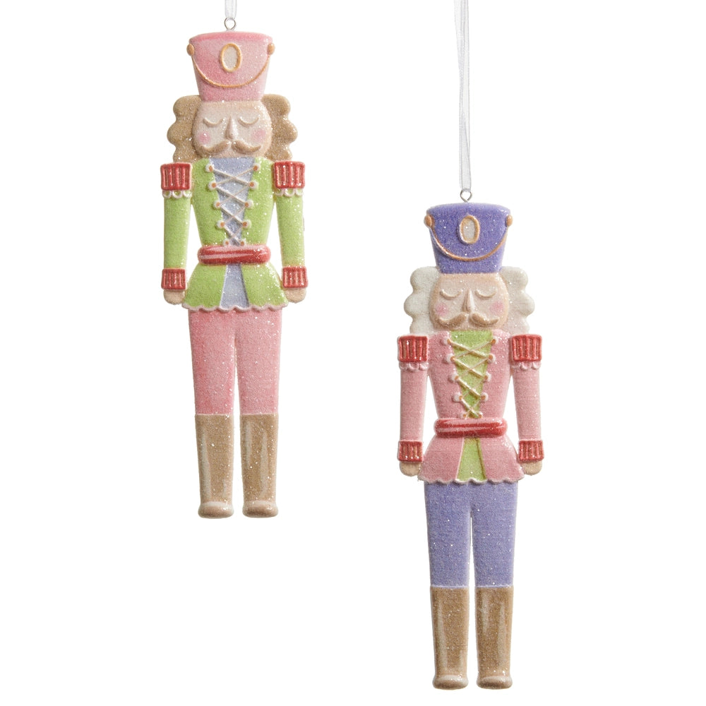 Pastel Nutcracker Cut Out Ornament