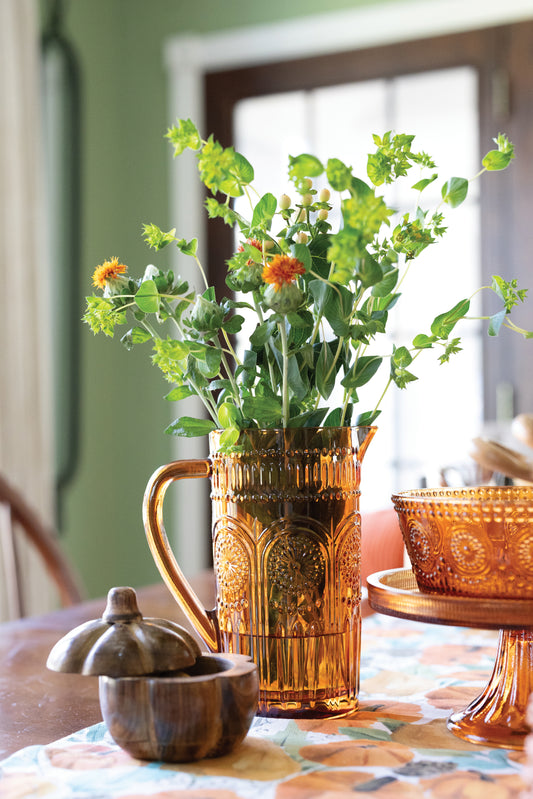 Umber Codi Glass Pitcher