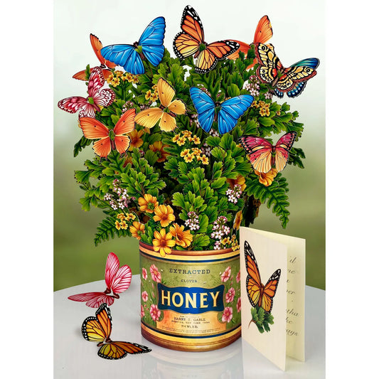 Butterfly & Buttercup Paper Pop-Up Card