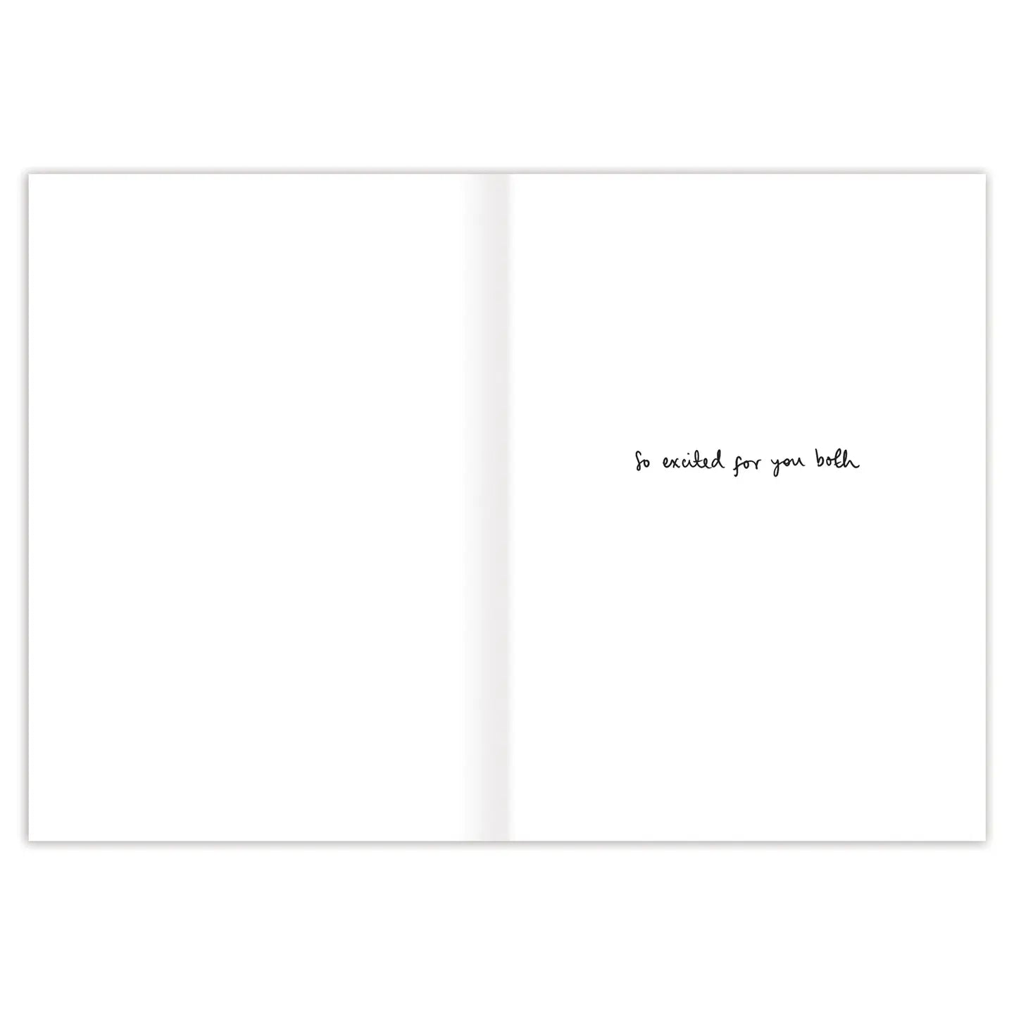 Floral Happy Engagement Card