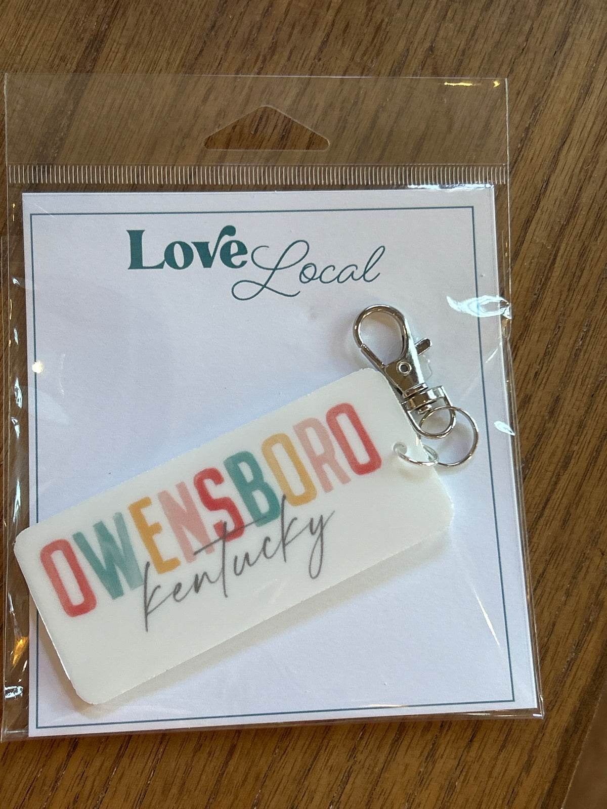 Acrylic Keychain-Watercolor City | Custom | City & State