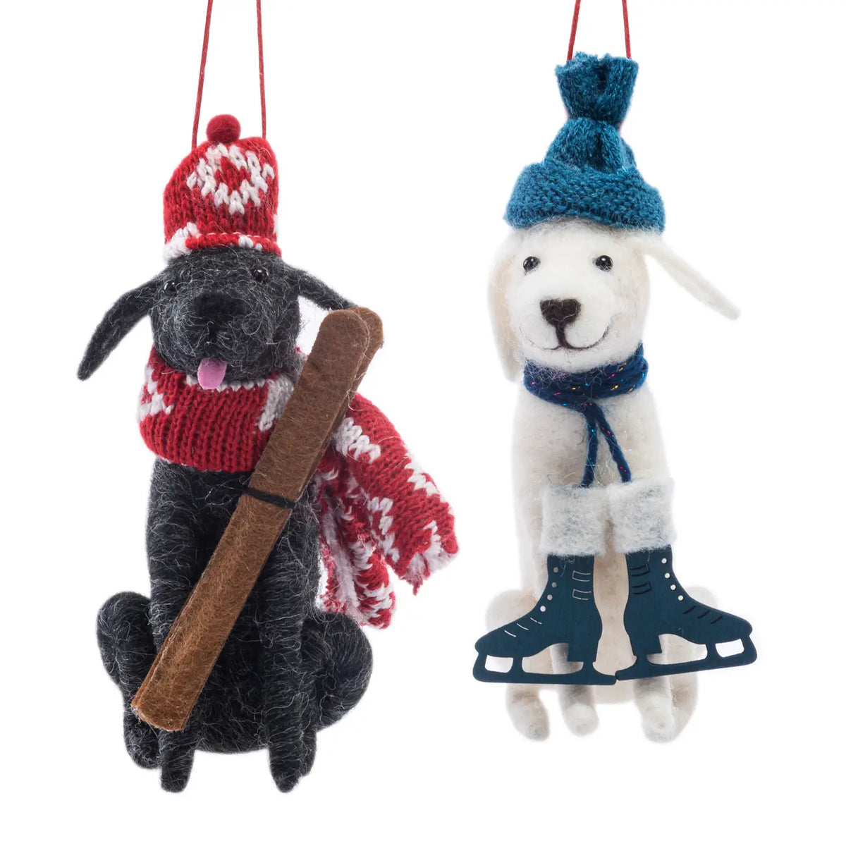 Felt Labrador Ornaments