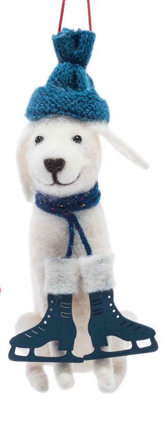 Felt Labrador Ornaments