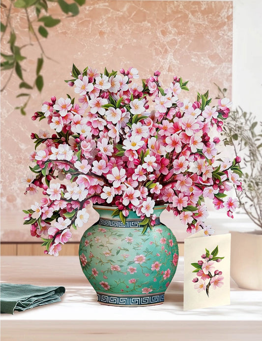 Japanese Cherry Blossoms Paper Pop-Up Card