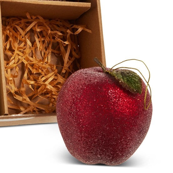 3" Box Of Sugared Fruit Ornaments