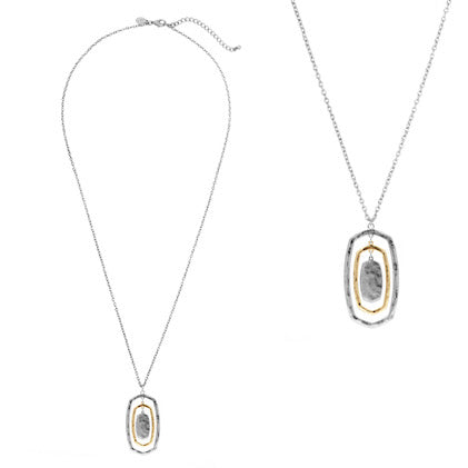 Drew Necklace, Silver