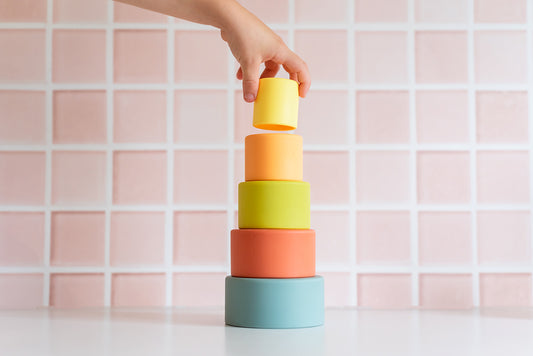 Round Silicone Stacking Cups