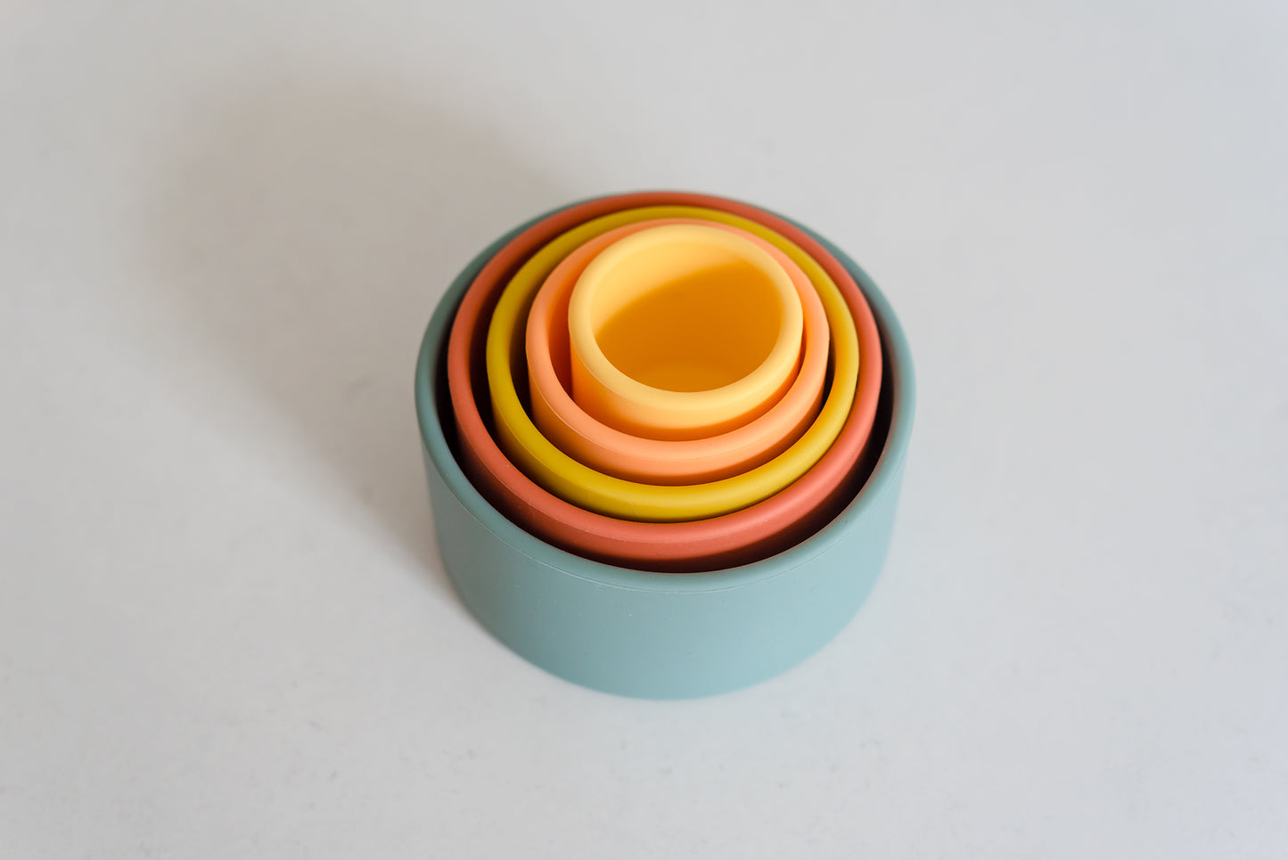 Round Silicone Stacking Cups