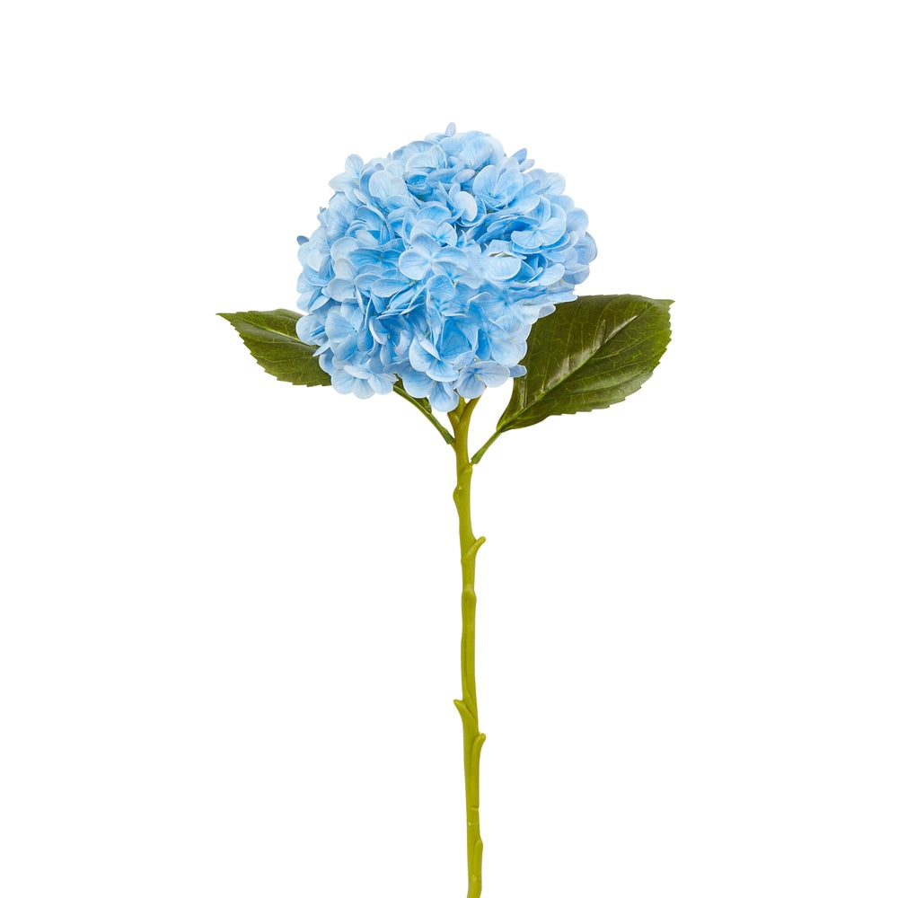 Real Touch Light Blue Hydrangea Stem