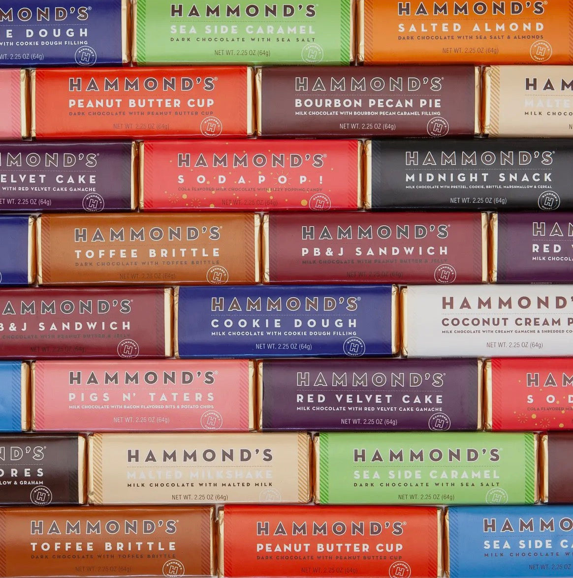 Hammond's Chocolate Candy Bar - 2.25oz