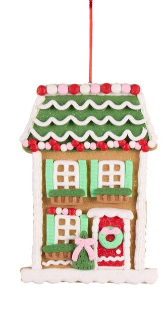 Gingerbread Patisserie House Ornaments