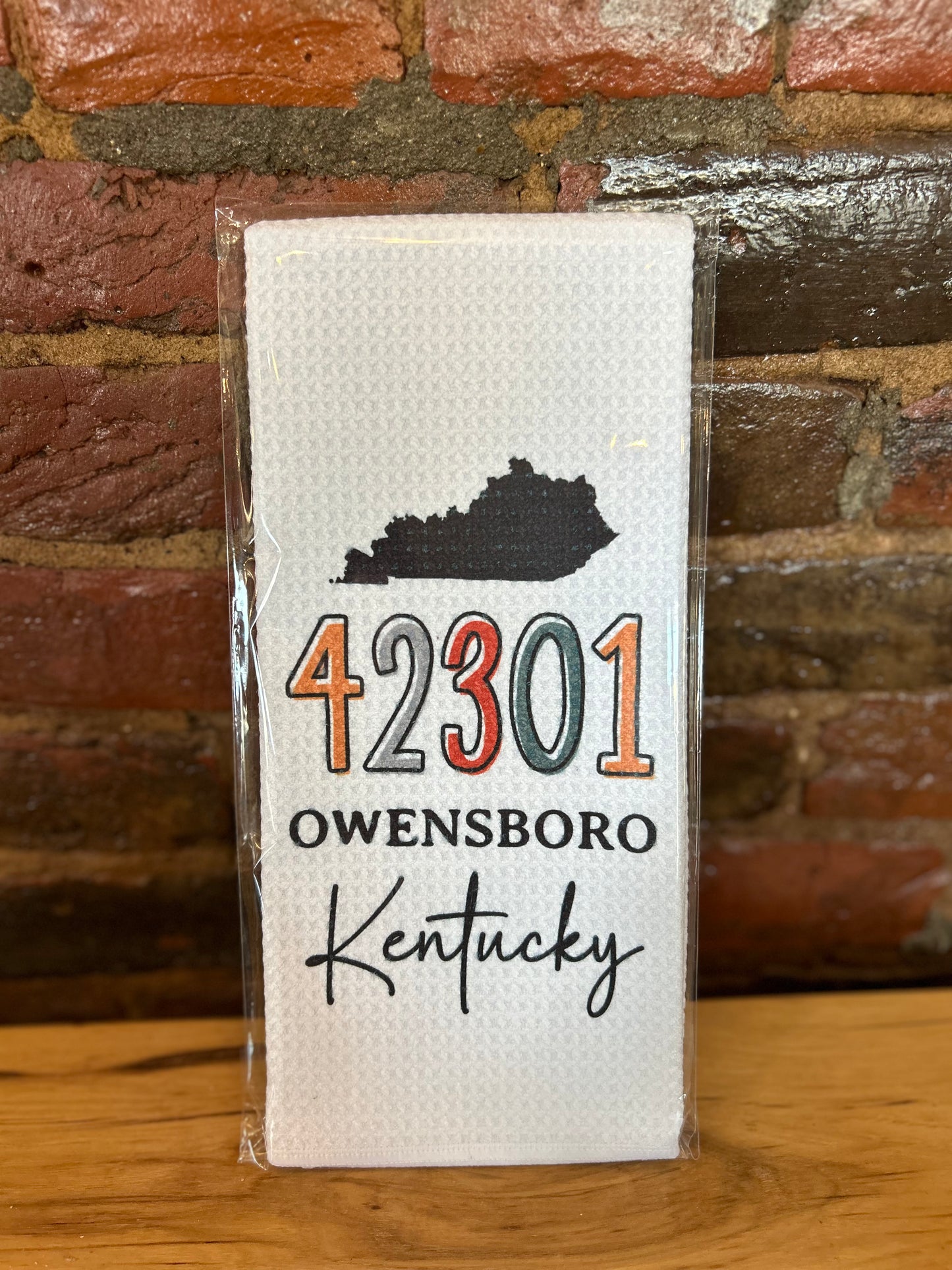 Owensboro Zip Code Dish Towel