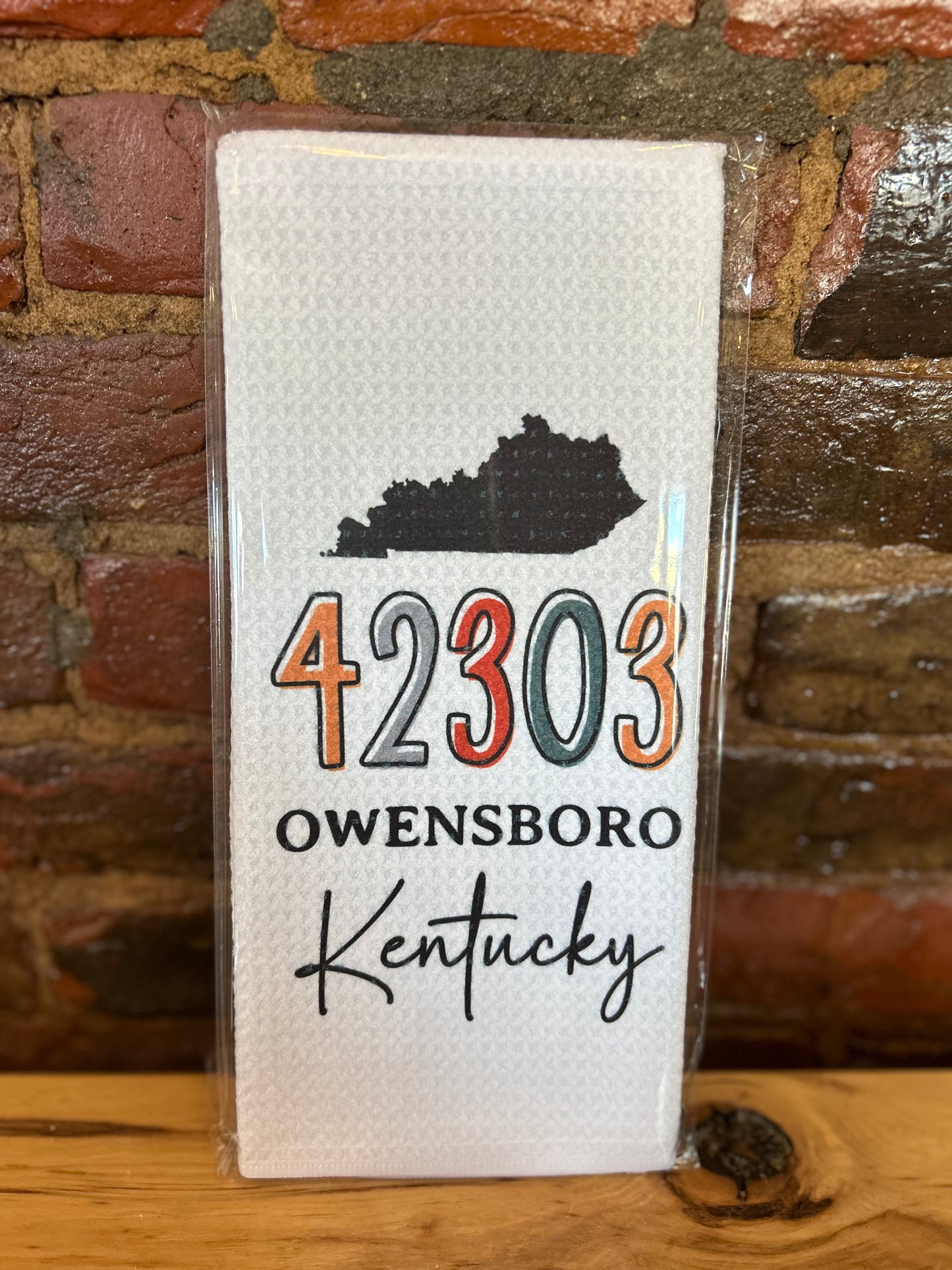 Owensboro Zip Code Dish Towel