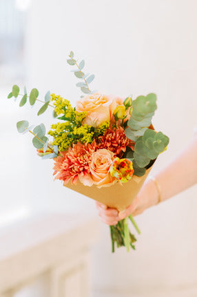 Hand-Tied Wrapped Bouquet