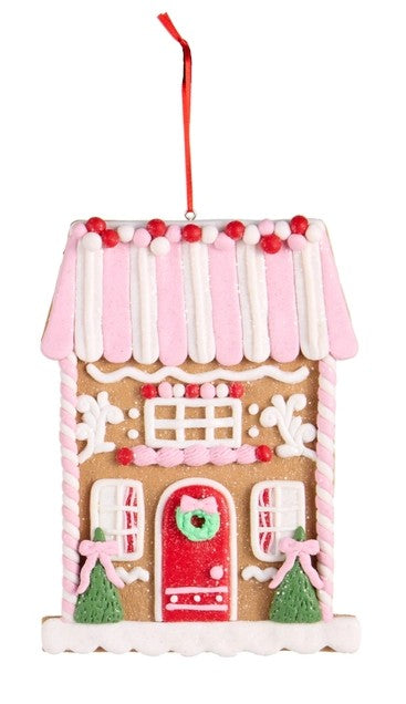 Gingerbread Patisserie House Ornaments