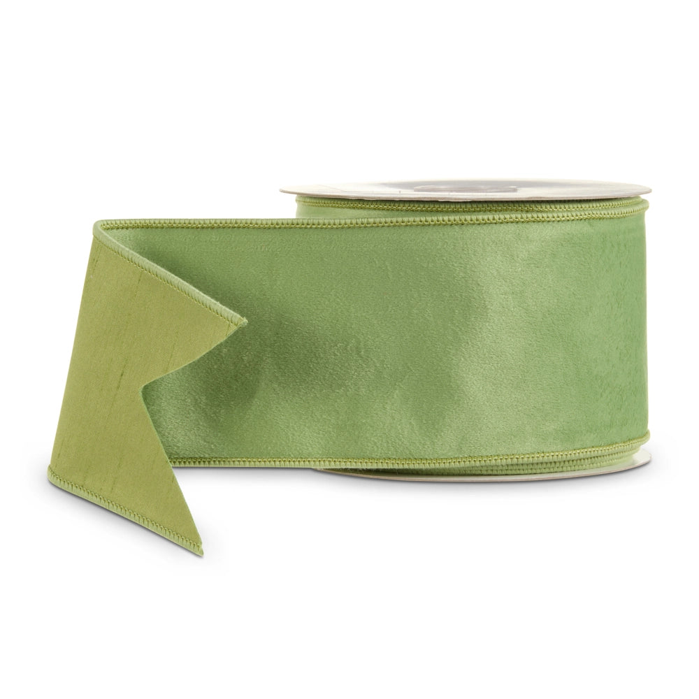 Sage Green Wired Ribbon 4" x 10 Yds