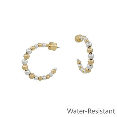 Shade Earring, Gold & Silver