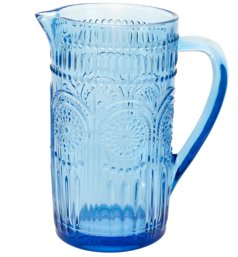 Sky Blue Codi Glass Pitcher
