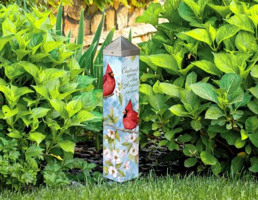 20" Art Pole - “Little Cardinal Dogwood"