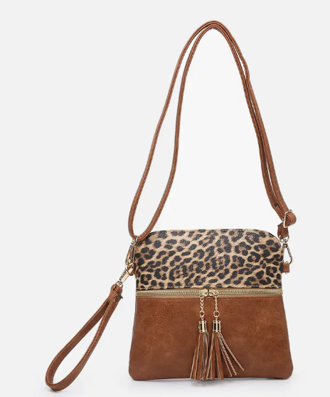 Tara Double Zip Crossbody Bag/Wristlet