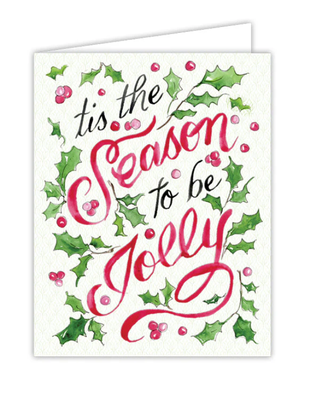 Roseanne Beck Greeting Card Boxed Set - Tis the Season To Be Jolly