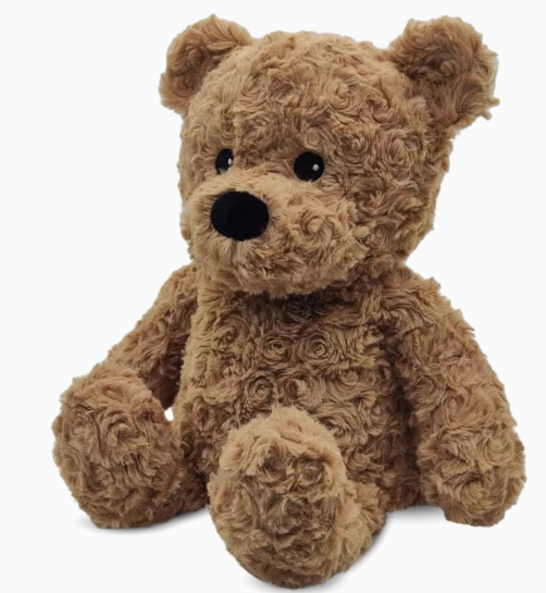 Warmies Brown Curly Bear Plush Toy