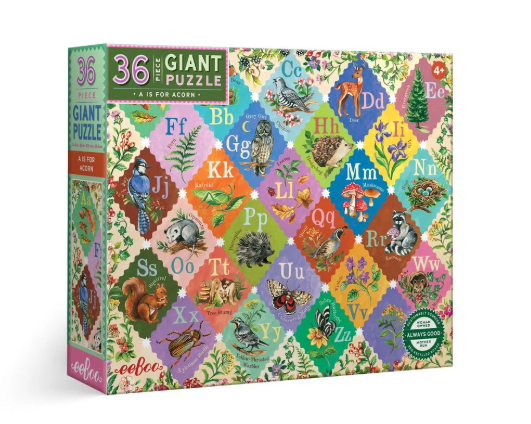 "A is for Acorn" 36-Piece Giant Alphabet Puzzle