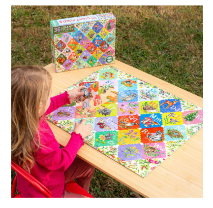 "A is for Acorn" 36-Piece Giant Alphabet Puzzle